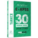 Yediiklim Yayınları 2026 Ekpss Tüm Adaylar Için Genel Yetenek Türkçe Tamamı Çözümlü 30 Deneme Sınavı