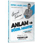 Yediiklim Yayınları 2026 KPSS ALES DGS Tüm Adaylar İçin Anlam ve Sözel Mantık Tamamı Çözümlü Sorularla Genel Tekrar