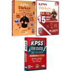 Yediiklim Yayınları 2026 Kpss Atölye Serisi Türkçe Video Ders Notları ve Sual 15 Deneme - Lise Önlisans Konu Ant. Soru