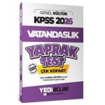 Yediiklim Yayınları 2026 KPSS Genel Kültür Vatandaşlık Çek Kopart Yaprak Test