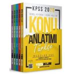 Yediiklim Yayınları 2026 Kpss Genel Yetenek - Genel Kültür Konu Anlatımı Modüler Set - 5 Kitap Takım