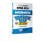 Yediiklim Yayınları 2026 KPSS Genel Yetenek Matematik Çek Kopart Yaprak Test