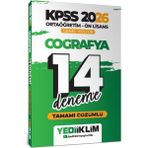 Yediiklim Yayınları 2026 KPSS Ortaöğretim Ön Lisans Coğrafya Tamamı Çözümlü 14 Deneme