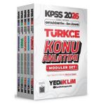 Yediiklim Yayınları 2026 Kpss Ortaöğretim Ön Lisans Genel Yetenek Genel Kültür Konu Anlatımı Modüler Set - 5 Kitap Tak
