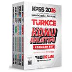 Yediiklim Yayınları 2026 KPSS Ortaöğretim Ön Lisans Genel Yetenek Genel Kültür Konu Anlatımı Modüler Set