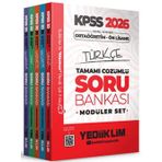 Yediiklim Yayınları 2026 KPSS Ortaöğretim Ön Lisans Genel Yetenek Genel Kültür Tamamı Çözümlü Modüler Set Soru Bankası