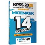 Yediiklim Yayınları 2026 KPSS Ortaöğretim Ön Lisans Matematik Tamamı Çözümlü 14 Deneme