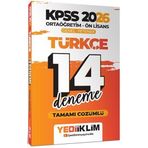 Yediiklim Yayınları 2026 KPSS Ortaöğretim Ön Lisans Türkçe Tamamı Çözümlü 14 Deneme