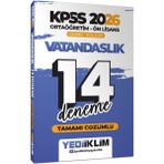 Yediiklim Yayınları 2026 KPSS Ortaöğretim Ön Lisans Vatandaşlık 14 Deneme Tamamı Çözümlü Mesleki Hazırlık