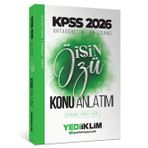 Yediiklim Yayınları 2026 KPSS Ortaöğretim Önlisans İşin Özü Tek Kitap Tamamı Renkli Konu Anlatımı