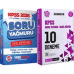 Yediiklim Yayınları 2026 Kpss Tüm Dersler Soru Yağmuru - 2026 Kpss Ortaöğretim Çözümlü 10 Deneme