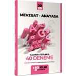 Yediiklim Yayınları 2026 Meb Ags Ahenk Mevzuat Anayasa Tamamı Çözümlü 40 Deneme