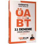 Yediiklim Yayınları 2026 Meb Ags Öabt Coğrafya Öğretmenliği Tamamı Çözümlü 11 Deneme