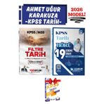 Yediiklim Yayınları Ahmet Uğur Karakuza 2026 KPSS Börü Tarih Deneme+Filtre Tarih Soru Cevap