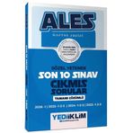 Yediiklim Yayınları ALES Master Serisi Sözel Yetenek Tamamı Çözümlü Son 10 Sınav Çıkmış Sorular (10 Mayıs 2026 Ales-1 Ekli)