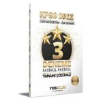 Yediiklim Yayınları KPSS 2022 Ortaöğretim Ön Lisans Genel Yetenek - Genel Kültür 3 Yıldız Tamamı Çözümlü Fasikül Deneme