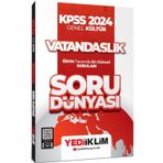 Yediiklim Yayınları - KPSS 2024 Genel Kültür Vatandaşlık Soru Dünyası
