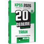 Yediiklim Yayınları Kpss 2026 Genel Kültür Tarih Tamamı Çözümlü 20 Deneme