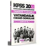 Yediiklim Yayınları KPSS Vatandaşlık Tamamı Çözümlü Çıkmış Sorular