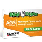 Yediiklim Yayınları MEB AGS Bilgi Cepte 7528 Sayılı Öğretmenlik Meslek Kanunu Bilgi Kartı (Soru-Cevap)