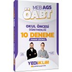 Yediiklim Yayınları Meb Ags Öabt Okul Öncesi Öğretmenliği Tamamı Çözümlü 10 Deneme