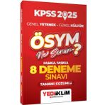 Yediiklim Yayınları Yediiklim 2025 KPSS GY GK ÖSYM Ne Sorar Tamamı Çözümlü Fasikül Fasikül 8 Deneme Sınavı