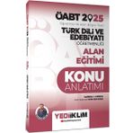 Yediiklim Yayınları Yediiklim 2025 ÖABT Türk Dili ve Edebiyatı Öğretmenliği Alan Eğitimi Konu Anlatımı