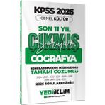 Yediiklim Yayınları Yediiklim 2026 KPSS Genel Kültür Coğrafya Konularına Göre Tamamı Mesleki Hazırlık