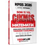Yediiklim Yayınları Yediiklim 2026 KPSS Genel Yetenek Matematik Konularına Göre Tamam