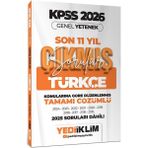 Yediiklim Yayınları Yediiklim 2026 KPSS Genel Yetenek Türkçe Konularına Göre Tamamı Ç
