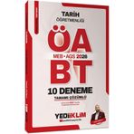 Yediiklim Yayınları Yediiklim 2026 MEB AGS ÖABT Tarih Öğretmenliği Tamamı Çözümlü 10 Deneme