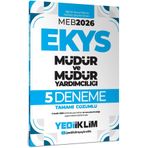 Yediiklim Yayınları Yediiklim 2026 Meb Ekys Müdür ve Müdür Yardımcılığı Tamamı Çözümlü 5 Deneme