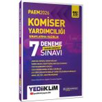 Yediiklim Yayınları Yediiklim 2026 Paem Komiser Yardımcılığı Sınavlarına Hazırlık Tamamı Çözümlü 7 Deneme Sınavı