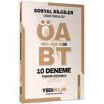 Yediiklim Yayınları Yediiklim AGS ÖABT Sosyal Bilgiler Öğretmenliği Tamamı Çözümlü 10 Deneme Sınavı