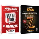 Yediiklim + Yönerge 2026 KPSS Genel Yetenek Genel Kültür ÖSYM Ne Sorar Fasikül 8+7 Deneme 2li Set Yediiklim + Yönerge Ya
