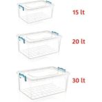 Yedikare Kiler Box Saklama Kabı 15'lt 20'lt 30'lt Saklama Kabı 15'lt+ 20'lt +