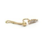 Yedili Baget Altın Tragus Küpe