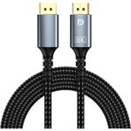 Yediseven Displayport To Displayport Dp 1.4 8K@60Hz Görüntü Aktarma Kablosu 2 Metre