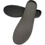 Yefer Store Memory Foam Hafızlı Ayakkabı Tabanı, Visco Konfor Rahat Spor Tabanlık, 1 Çift - Siyah