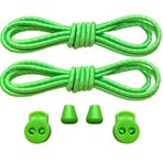 YeferStore Akıllı Kilitli Bağcık, Pratik Lastikli Ayakkabı Bağcığı, Spor, Çocuk, Klasik Ve Bot Bağcığı (Düz, Fıstık Yeşili)