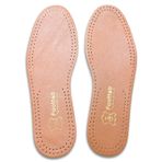 YeferStore Hakiki Deri Ayakkabı İç Tabanlığı, Koku Önleyici Nem Alıcı Quality Tabanlık, (Kahverengi, 42-43)