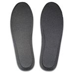 YeferStore Memory Foam Hafızalı Ayakkabı Tabanı, Konforlu Rahat Bot, Spor ve Kalasik Ayakkabılar İçin Tabanlık, 1 Çift (Siyah, 38)