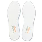 YeferStore Soft Comfort Ayakkabı Tabanı, Nefes Alabilen Rahat Kumaş Spor Tabanlık, 1 Çift (Beyaz, 45-46)