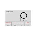 Yegal Metal Alüminyum Boru Profili Ø16 x 1 mm - 02 - Gri - 150 cm