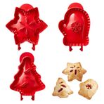 YEJAHY 3 Noel mini pasta kalıbı, hamur presi, pasta kalıbı, Noel kutlaması, pişirme aksesuarı, elma, bisküvi, elma, bisküvi, elma, bisküvi, hamur işleri, aletler için el yapımı pasta kalıbı