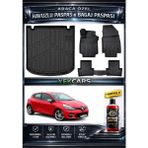 Yek Cars Renault Clio 4 2014 Model 3D Kokusuz Havuzlu Paspas Takımı ve 3D Bagaj Havuzu - Siyah