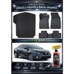 Yek Cars Renault Megane 4 2018 Model 3D Kokusuz Havuzlu Paspas Takımı ve 3D Sağ Cepli Bagaj Havuzu - Siyah