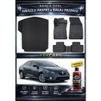 Yek Cars Renault Megane 4 2019 Model 3D Kokusuz Havuzlu Paspas Takımı ve 3D Sağ Cepli Bagaj Havuzu - Siyah