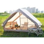 Yek Outdoor 6 Kişilik 4 Mevsim Pompalı ve Soba Çıkışlı Şişme Çadır 300X210X200CM - Krem