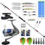 Yek Outdoor Full Takım Olta Seti Kendo Atlantic Surf 4.20M 100-250GR Olta Kamışı&kendo Sea Power 5000 Olta Makinesi